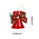 thumbnail image 3 of Wmhnj Paquete de 6 colgantes de campanas navideñas de metal con lazo para decorar el rbol de Navidad, la ventana, la chimenea o como adorno., 3 of 9