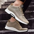thumbnail image 6 of Men's Elevator Sneakers 2.36 Inch Invisible Height Increasing Lace up Fashion Sneakers, 6 of 14