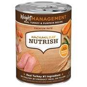 Rachael Ray Nutrish Premium Pat Weight Management Real Turkey & Pumpkin Recipe Wet Dog Food, 13 oz. Can, 12 Count