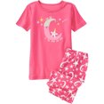 thumbnail image 1 of Gymboree Girls Moon & Star Love Pijama Sleep Set, Rosa, 5 Gymboree Conjunto de pijama, 1 of 1