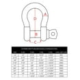 thumbnail image 2 of Extreme Max 3006.8312.4 BoatTector Stainless Steel Anchor Shackle - 1/4", 4-Pack, 2 of 5