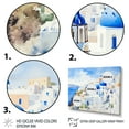 thumbnail image 3 of Designart "Santorini Landscape Beauty IV" Landscapes Framed Wall Art - Country White Greece Entryway Framed Wall Art Print, 3 of 6