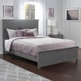 thumbnail image 1 of AFI Nantucket Queen Solid Wood Foundation Bed with Matching Footboard in Gray, 1 of 7