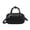 Black, variant on Vesper Satchel Bag, Vegan Leather Shoulder Bag Handbag Purse by Mia K
