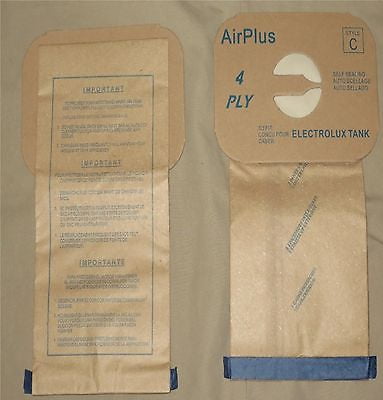 Canister Style C HEPA ALLERGY Vacuum Cleaner Bags for Aerus Electrolux 6-Pack 