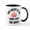 White/Black Inside, variant on CafePress - The Queen Is 60 - 11 oz Ceramic Mug - Novelty Coffee Tea Cup