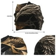 thumbnail image 2 of Pofeuu Vintage Metal Dragon Print Beanie Hat for Men and Women Winter Warm Hats Knit Slouchy Thick Skull Cap, 2 of 7