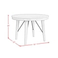thumbnail image 7 of Picket House Furnishings Westwood Round Counter Table in Rustic White, 7 of 7