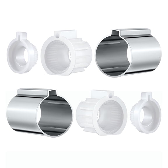 2Pieces Sturdy Stop Tube and Temperature Limit Set Designs for Moens Posi Temped Tub Shower Faucet Valves Chromes