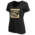 thumbnail image 2 of Women's Black LSU Tigers OHT Eagle V-Neck T-Shirt, 2 of 3