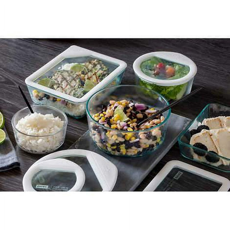 Pyrex 10-Piece Ultimate Glass Food Storage Set, Clear