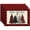 Red, variant on 6PCS Watercolor Grey Buffalo Plaid Placemats, Christmas Trees Placemats Set of 6, 12x18 Inch Winter Table Mats for Party Kitchen Dining Decoration