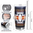 thumbnail image 6 of South Western Indian Tumbler, Native American Tumbler with Lid and Straw, 20oz Insulated Coffee Cups, Funny Travel Mug Gifts for Women,Reusable Stainless Steel Tumbler, 6 of 6
