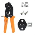 thumbnail image 3 of Crimper Non Insulated Insulated Terminal And Connectors Crimping Pliers Cable Cutter Wire Stripper Hand Tools For An Electrician ,Durability That Lasts, 3 of 7