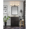 thumbnail image 6 of Design House Oslo Modern 4-Light Dimmable LED Vanity Light, Satin Nickel, 6 of 16