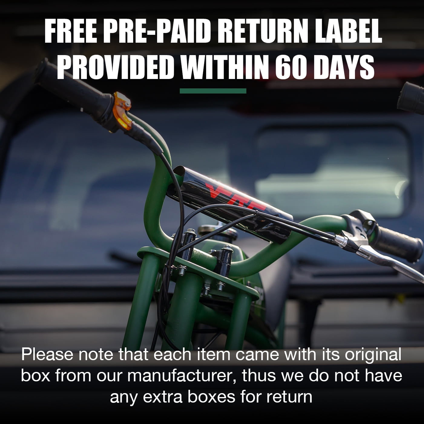 FRP DB003 50CC Gas Powered Mini Dirt Bike, Green
