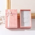 thumbnail image 3 of Ring Earring Jewelry Display Mini Jewelry Gift Box Bowknot Square Case, 3 of 9