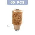 thumbnail image 2 of 60pcs Muffin cup baking dessert top hat cup mold one-time high resistance, 2 of 5