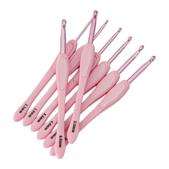 8 Size Long Handle Crochet Hook Needle 2.5mm-6mm