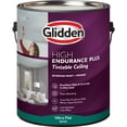 thumbnail image 5 of Glidden Glidden HEP Interior Ceiling Paint, Train/Gray, Flat, 1 Gallon, 5 of 6
