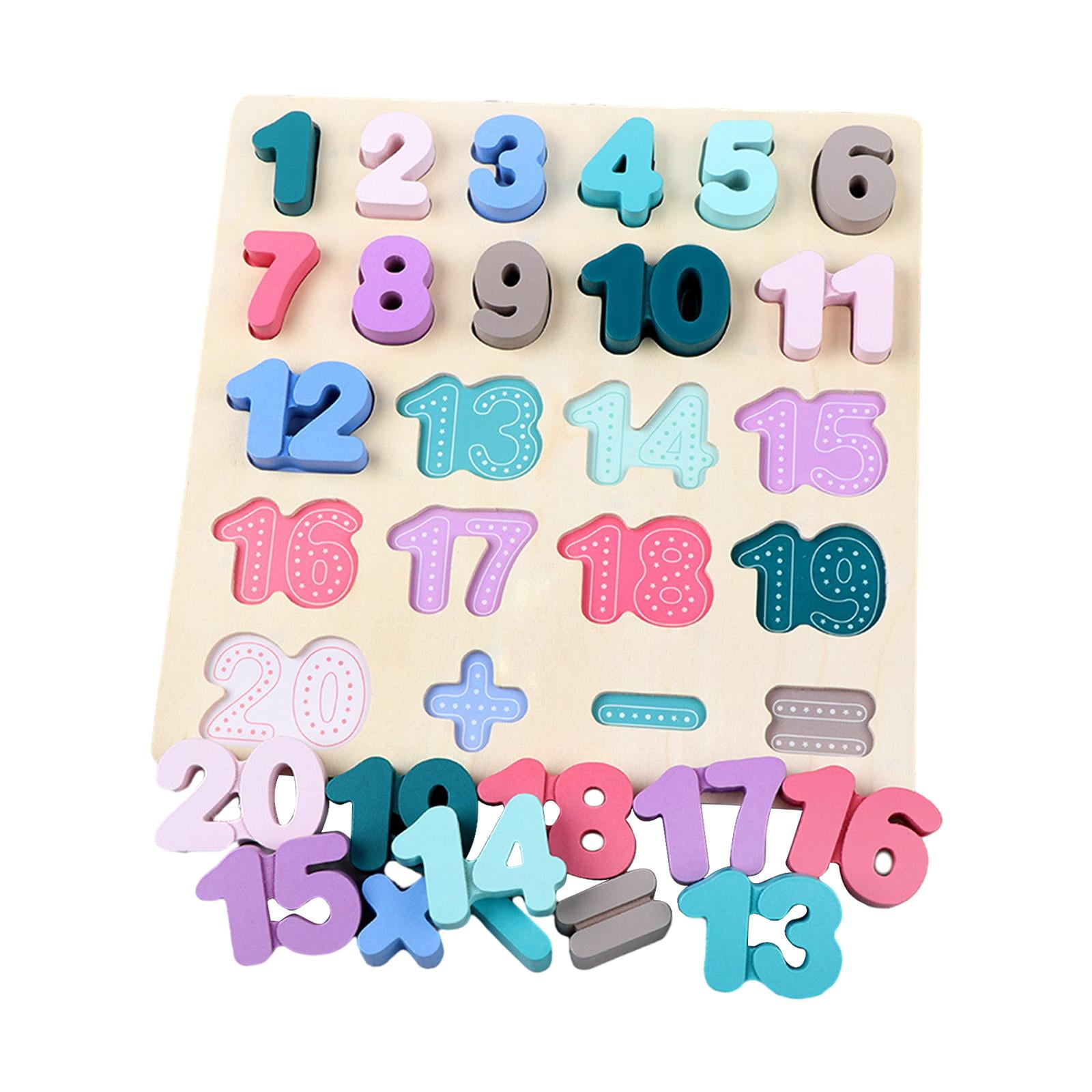 Rushawy Montessori Blocks Puzzle Early Education Toys for
