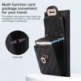 thumbnail image 4 of Phone Case for Samsung Galaxy S23 Ultra 5G Wallet Cover with Credit Card Holder Shoulder Crossbody Strap Long Lanyard Leather Cell Accessories S23Ultra 23S S 23 23Ultra 6.8 inch Women Black, 4 of 15