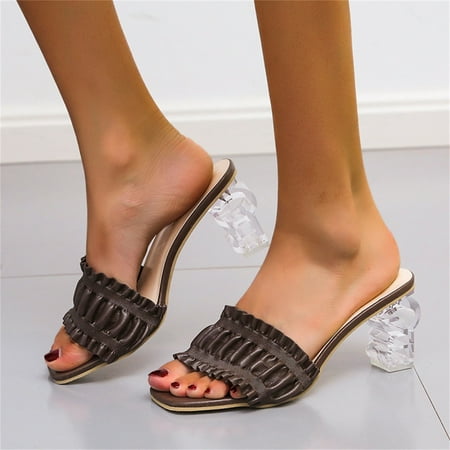 

sunhillsgrace shoes for women sandals fashion women s spring and summer heel slippers high heel sandals