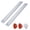 Silver + Steel#99, variant on 66 Loading Ramps for Pickup Trucks, 960lbs Capacity Steel Motorcycle Ramps for Dirt Bike, Lawn Mower, Snowblower, ATV, Quad, Pack of 2, Silver