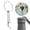 C, variant on Lightweight Keychain with Key Ring – Rust Proof & Beer Opener Tool – For Keychain, Camping, Travel – Compact