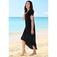 thumbnail image 3 of Swim 365 Women's Plus Size High-Low Cover Up, 3 of 5