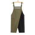 thumbnail image 1 of Delantal bicolor dividido para hombre y mujer, poliéster impermeable, 1 of 2