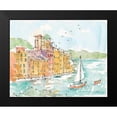 thumbnail image 2 of Tavoletti, Anne 18x15 Black Modern Framed Museum Art Print Titled - Portofino II, 2 of 5