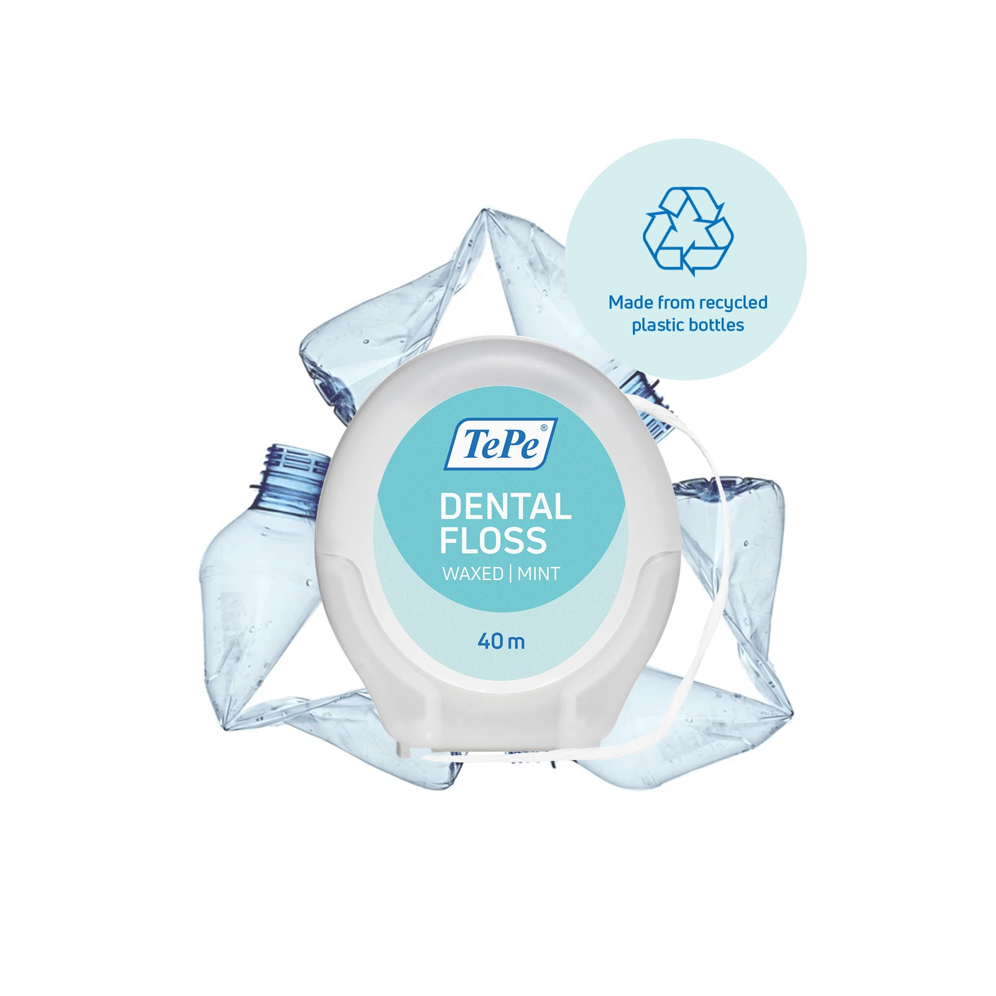 TEPE Strong Expanding Dental Floss, Mint Flavor, PFAS Free, 40m