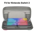 thumbnail image 2 of TSV Carrying Case Fit for Nintendo Switch 2 (2025), Hard Shell Travel Bag fit for Nintendo Switch 2, Shockproof Protective Bag, Pink & Green Gradient, 2 of 7