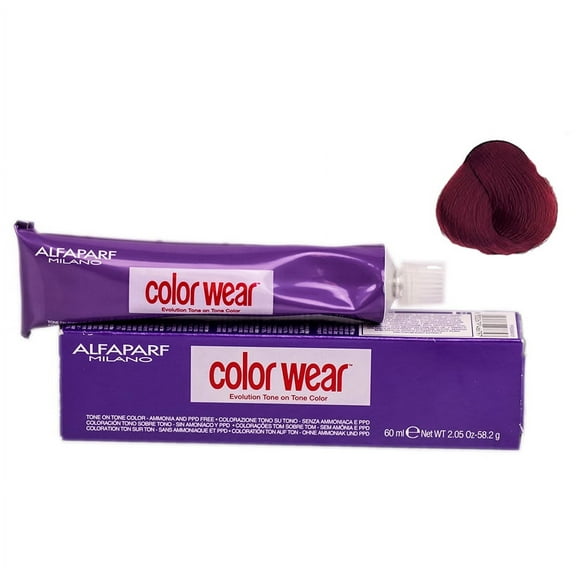 Alfaparf Milano Colorwear Demi-permanent color 2.05oz CHOOSE YOUR COLOR! ( Hair Color:5.66- Light Intense Red Brown;)