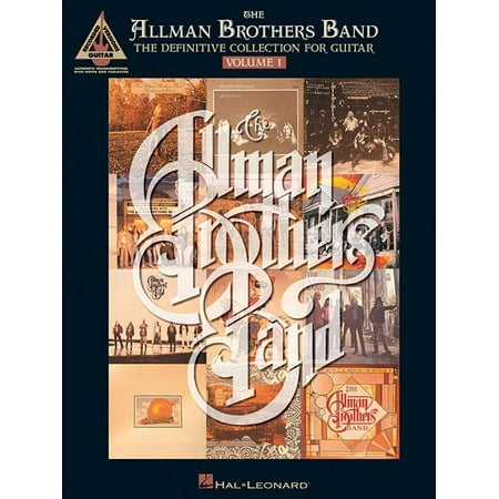 Guitar Recorded Versions S: The Allman Brothers Band - The Definitive Collection for Guitar - Volume 1 (Paperback)