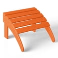 thumbnail image 4 of WestinTrends Malibu Outdoor Adirondack Style Ottoman, Orange, 4 of 14
