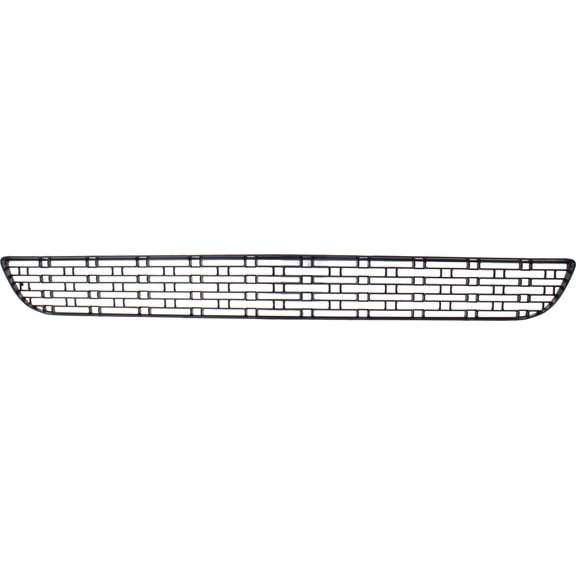 Front Bumper Grille Compatible with DODGE CHALLENGER 2015-2017 Textured Black with Fog Light Holes
