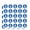 Opaque, variant on Real Madrid FC White Crest Planner Calendar Scrapbooking Crafting Stickers - 50 1" Opaque Stickers