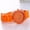 Orange-OR, variant on TIMIFIS Watches for Women Fashion Silicone Three Eyes Candy Color Ladies Round Watch - Summer