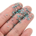 thumbnail image 4 of Uxcell Crushed Glass Glitters Colorful Irregular Glass Chips Chunky Sky Blue, 4 of 7