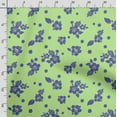 thumbnail image 3 of Soimoi Floral Printed,Cuddle Minky Fabric, Sewing Fabric by The Yard 56 Inch Wide,Decorative Plush Soft Fabric, Baby Garments, Toys and Blankets, Lime Green, 3 of 5