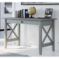 thumbnail image 1 of AFI Lexi Solid Wood Writing Desk with Felt Lined Drawer in Gray, 1 of 7
