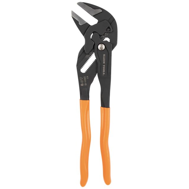 Llave para alicates Klein Tools D53112, compacta, 30 cm, alto apalancamiento