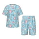 thumbnail image 1 of Balery Funny Cute Teeth Conjunto de Pijama Infantil de Manga Corta con Estampado – Ropa de Dormir de Algodón Suave-Medium, 1 of 6