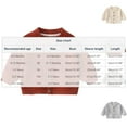 thumbnail image 2 of Hxshgdsn Childrens Knit Cardigan Sweater With Pocket Oversized Button Down Jacket Winter Trendy Tops Light Blue 1-2 Years, 2 of 5