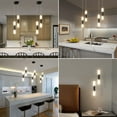 thumbnail image 3 of ZHLWIN 2-Light Modern Kitchen Island with Dimmable LED, Modern Black Gold Mini Pendant Light for Bedroom Bedside Table, 3 of 8