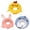 B, variant on kojbhygd Soft Cone Cats, Cute Rabbit Shape Cat Donut Collar, Pink Cat E Collar, Lightweight Cats Cones to Stop Licking, After Surgery Pets Small Dogs Kittes