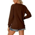 thumbnail image 5 of Up To 50% Off Oversized Sweatshirt for Women Coffee Baggy Sweater Kinda Day Women Fashionable Casual Printed Round Neck Top Hoodless Sweatshirt Womens Long Sleeve Sweatshirt Casual, 5 of 6