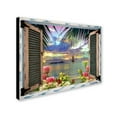 thumbnail image 2 of Trademark Fine Art Leo Kelly Window to Paradise III Canvas Wall Art - 24x32, 2 of 4